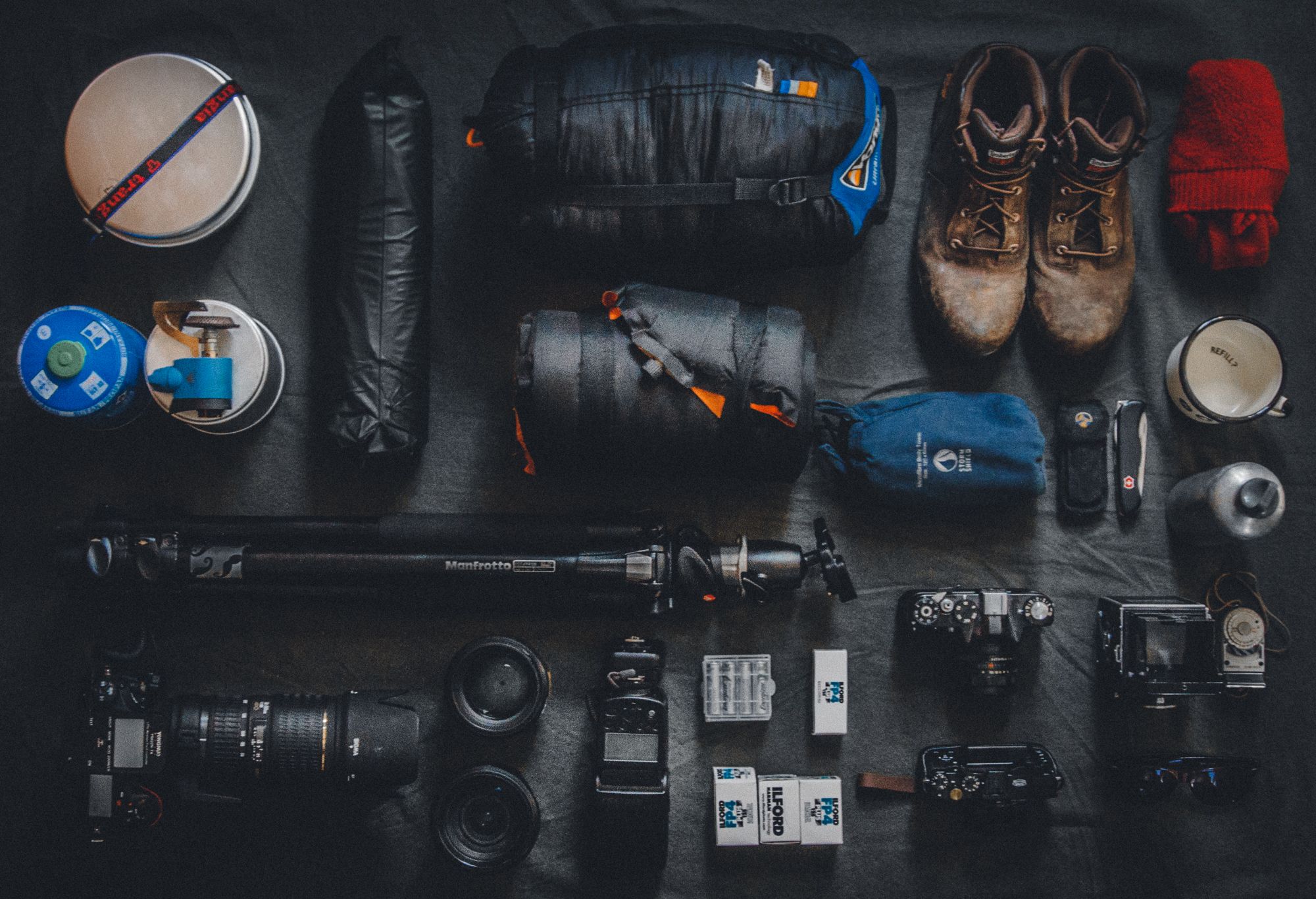 Travel Luggage and Camera